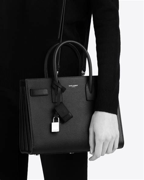 yves saint laurent sac de jour baby handbag black|Saint Laurent.